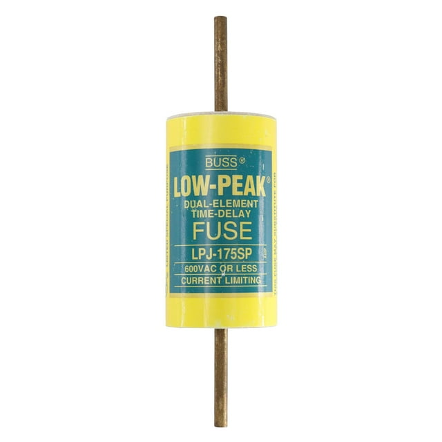 Cooper Bussmann LPJ-175SP 175A, 600V, Low-Peak Dual-Element Fuse Class J