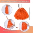 thumbnail image 3 of 12pcs Cheerleading Pom Poms With Cozy Handle, Adorable Cheer Plastic Poms Pompoms Cheerleader Pom Poms For Kids Adults Cheering Squard Team Spi, 3 of 5