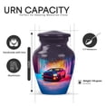 thumbnail image 2 of Yatskia Colorful Lightning Car Small Urns for Human Ashes Keepsake Adult Mother and Father, Little Funeral Burial Urn for Ashes Adult Male, (Classic Pack of 1, 3 Inch), 2 of 8