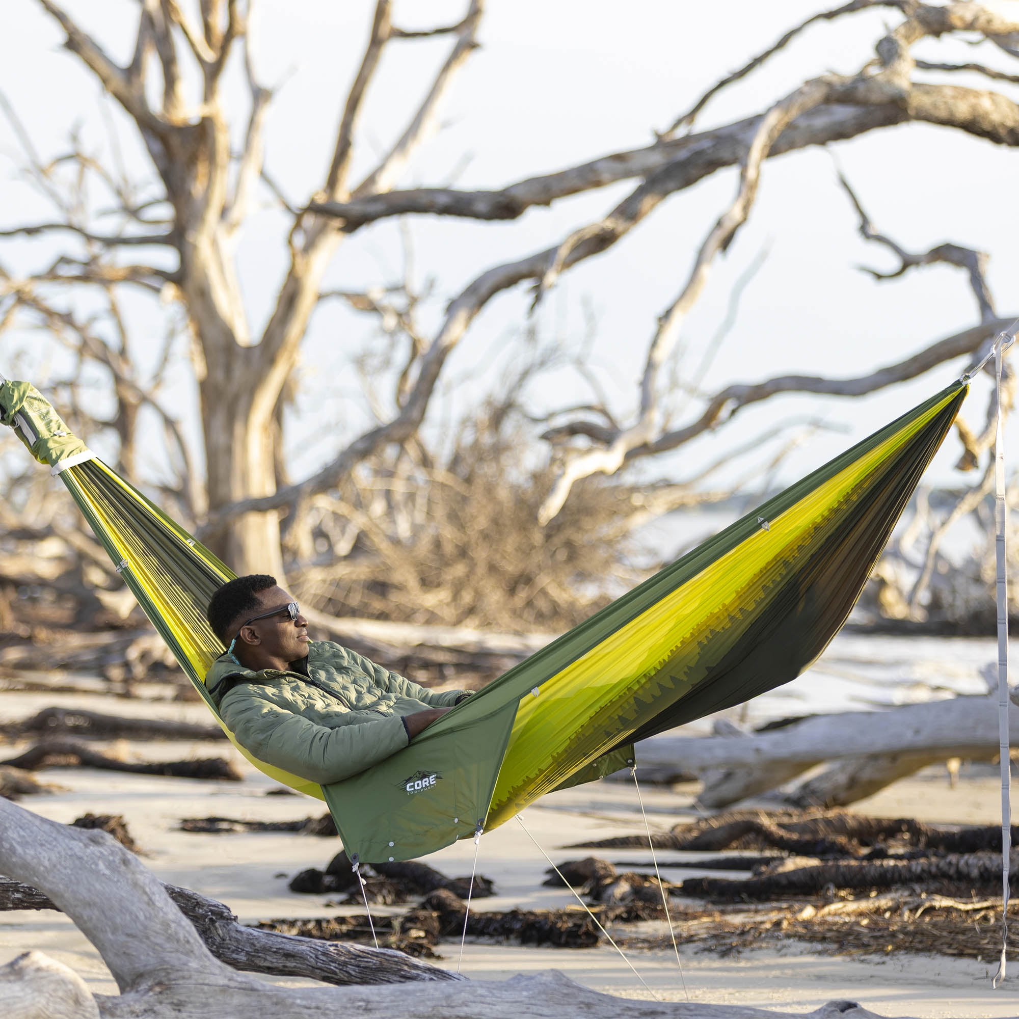 CORE Premium Double Hammock - Green