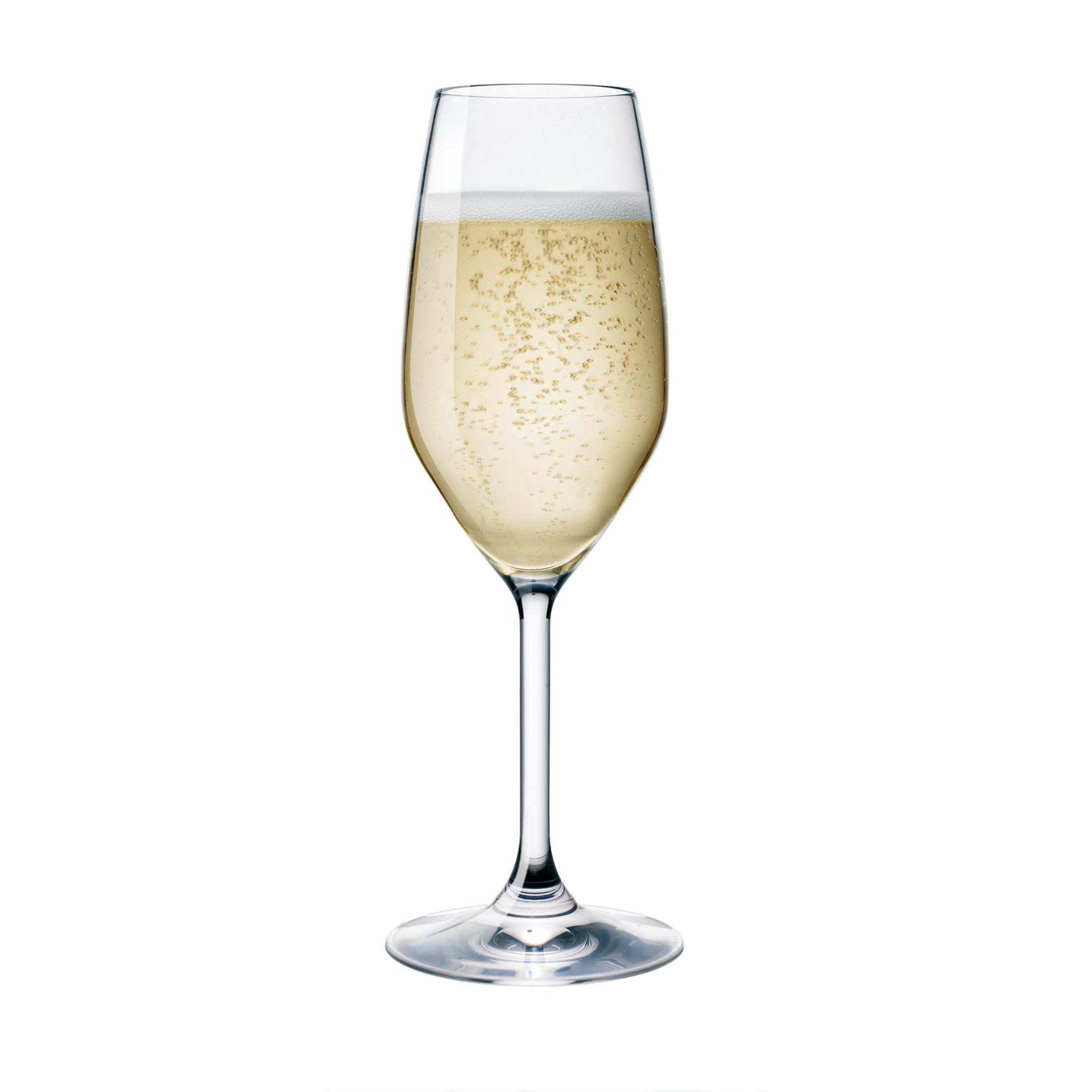 Bormioli Rocco Restaurant Flute Glass, Set of 4