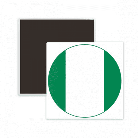

Nigeria Africa National Emblem Square Ceracs Fridge Magnet Keepsake Memento