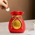 thumbnail image 4 of Florero creativo, bolsa de , Artesanía de , Decoraciones de , Banco de dinero para el hogar de escritorio, Baoblaze florero, 4 of 8