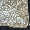 thumbnail image 3 of Elizabeth Samuel Leaves Earth Tone Cotton Hand Stitched Quilt, Queen - Reversible, 3 of 3