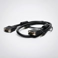 thumbnail image 3 of SVGA Cable with 3.5mm Audio - Double Shielded VGA/SVGA/UXGA Monitor Cable with 3.5mm Audio Jack (Male to Male) - Support High Video Resolution for LCD LED Monitor HDTV Projector, 3 of 6