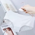 thumbnail image 6 of Seamlesses Underwear for Women Girls Tummy controls Lace Satins Underwear Bikinis Panties Ladies Low Waist Hipsters, 6 of 8