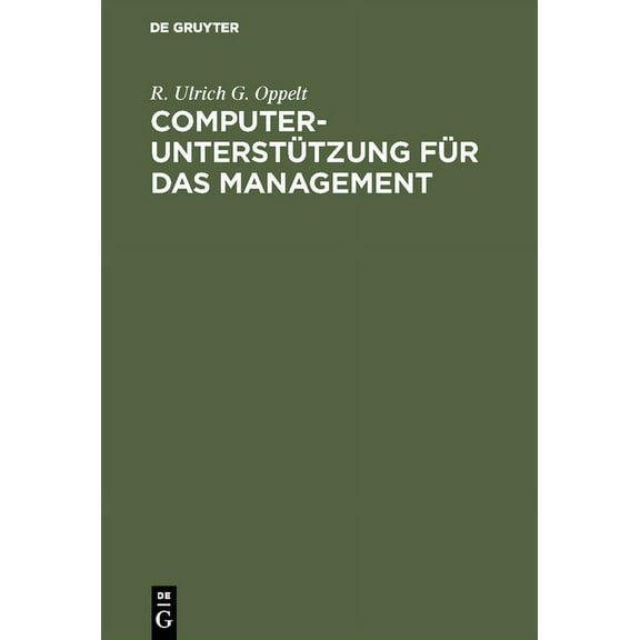 Computerunterstützung für das Management, (Hardcover)