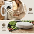 thumbnail image 5 of ODIKA 2'x3' Washable Accent Rug Pet Friendly, Bedside Mat Personalized Music Record Featuring Retro Motifs Movie Theater for Bedroom, Nursery, RV, 5 of 7