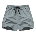 thumbnail image 7 of Hurxie Athletic Shorts for Women Bermuda High Waisted Hiking Shorts with Pockets Casual Summer Quick Dry Wear for Women Golf Gray,M, 7 of 7