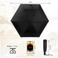 thumbnail image 3 of Compact Automatic Travel Umbrella with Case, Folding Sun UV, Pocket Purse Umbrella, 3 of 4