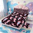 thumbnail image 2 of Manfei Amphibian Axolotl Print King Sheets,Cartoon Salamander Bedding,4pcs,1 Flat Sheet,1 Fitted Sheet and 2 Pillowcases, 2 of 6
