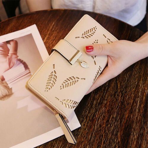 Lady Wallet Hollow Love Wallet Korean Purse Zipper Women Long Card Bag  Clutch