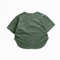 thumbnail image 4 of NOLDARES Boys T-Shirt Soft Cotton Short Sleeve, Breathable Graphic Tee for Kids & Teens, Casual Wear(Green,4 Years), 4 of 8