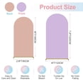 thumbnail image 2 of Set de 2 fundas para arco de boda Psasrm, nude y lavanda, 183-220 cm, 2 of 6