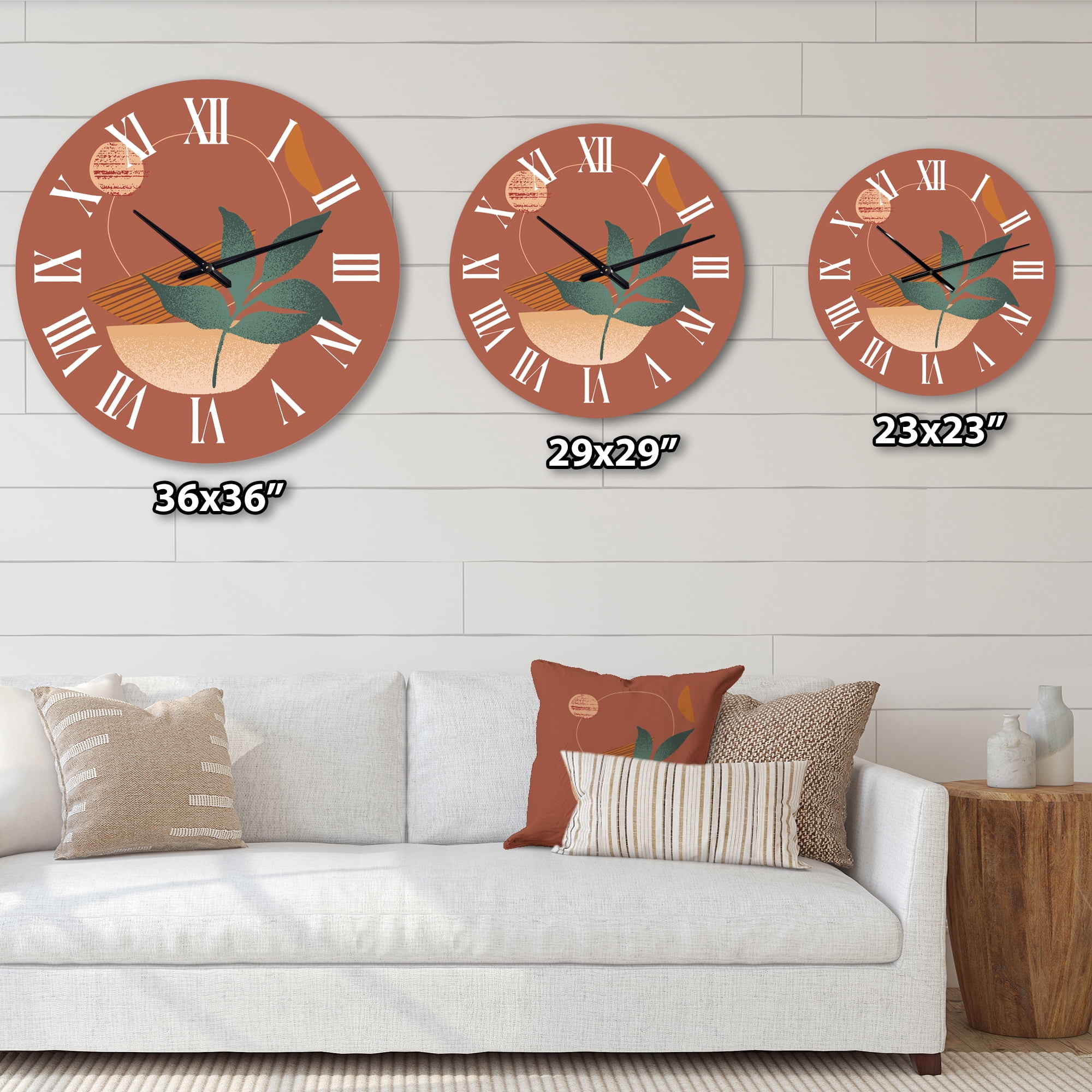 Designart 1 in Quartz Modern/Contemporary Wall Clock
