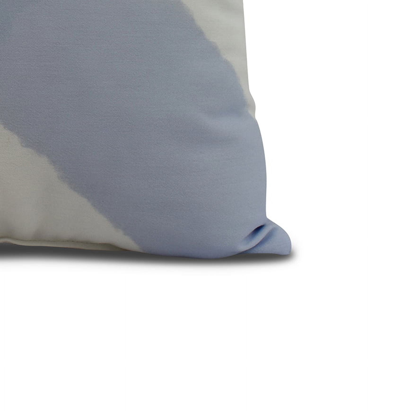 Simply Daisy, 18" x 18" X Marks the Spot, Geometric Print Outdoor Pillow, Blue