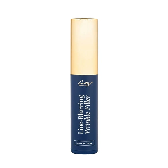 City Beauty Relleno de arrugas difuminador de líneas - Tratamiento instantáneo para arrugas y líneas finas - Firme y suave - Fórmula limpia con péptidos y ceramidas - Cuidado de la piel antienvejecimi