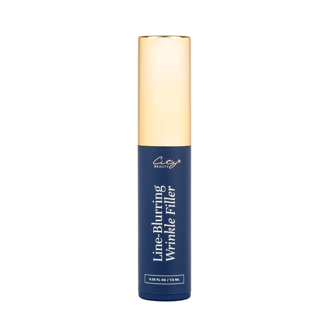 City Beauty Relleno de arrugas difuminador de líneas - Tratamiento instantáneo para arrugas y líneas finas - Firme y suave - Fórmula limpia con péptidos y ceramidas - Cuidado de la piel antienvejecimi