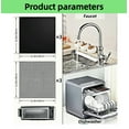 thumbnail image 2 of WLGJL for Ninja Foodi Reusable Air Fryer Liners 11.8x11.8inch Non-Stick, Bottom of Toaster Oven Mat,3x Liners + 3x Mesh Sheets, Baking/Microwave/Grill,450°F,Pre-Cut Square for SP101/SP201/SP301/SP351, 2 of 6