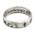 thumbnail image 2 of Stainless Steel True Love Waits Ring-Matthew 19:5 by Shields of Strength, 2 of 4