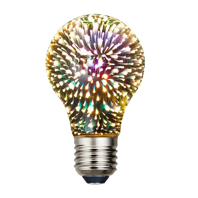 WREESH 3DFireworks LED Light Bulb,3DFireworks Decorative Lamp Scatter Lamp Christmas Day Exclusive Clearance