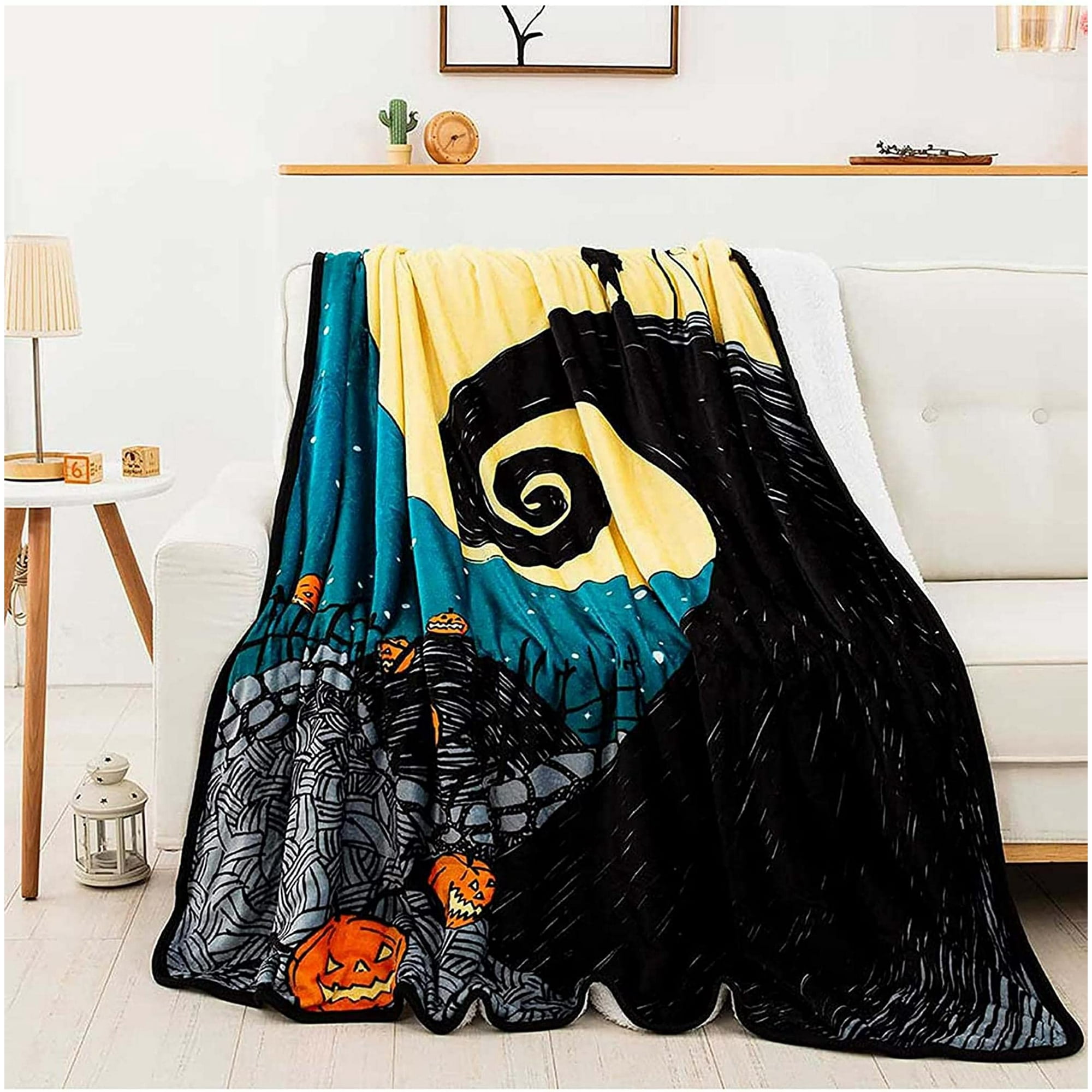 Northwest Nightmare Before Christmas Silk Touch Sherpa Throw Blanket 60 x 80