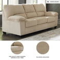 thumbnail image 5 of Signature Design by Ashley Furniture SimpleJoy Sand Sofa, 5 of 11