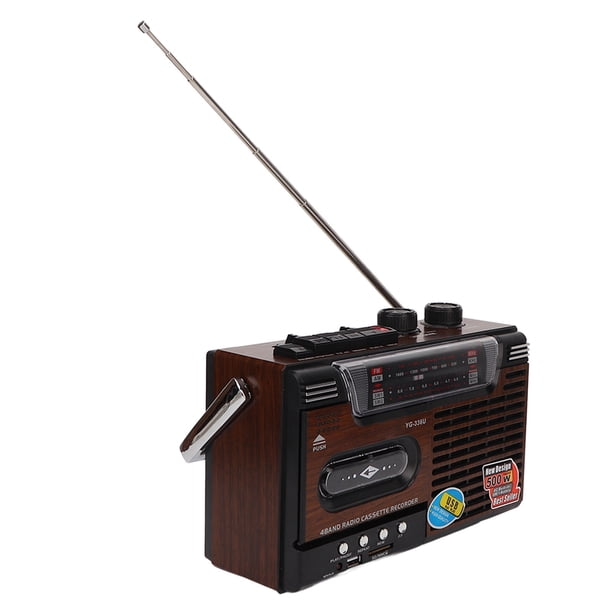 Reproductor De Casete Portátil Con Radio AM/FM: También Graba, Compatible Con Tarjetas Y USB. ¡Ideal Para Escuchar Viejas Cintas!