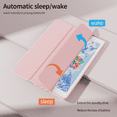 thumbnail image 3 of SZPSGC Case for iPad 9th/8th/7th Generation 10.2 Inch Model with Pencil Holder,Slim Tablet Cover with Soft TPU Back,Auto Wake/Sleep,Pink, 3 of 8