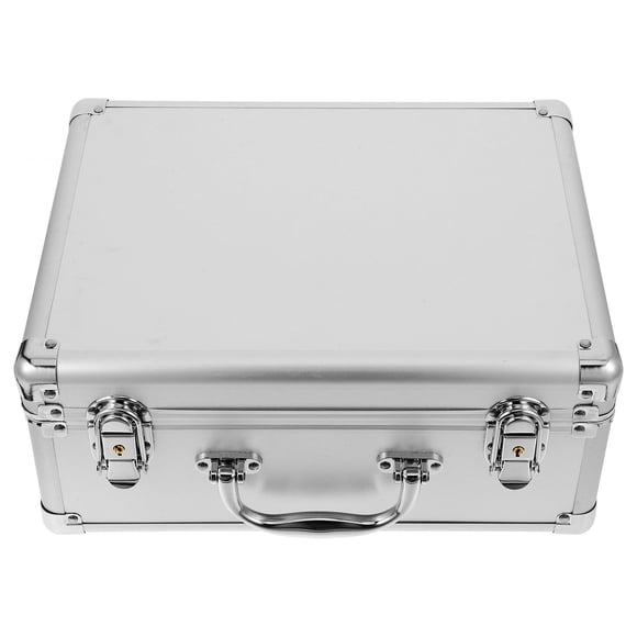 BESTYASH Maletín Duro De Aluminio Con Asa Y Cerradura Para Organizar Y Proteger Herramientas
