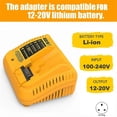 thumbnail image 4 of DCB118 DCB112 Lithium Battery Charger for 10.8V 12V 14.4V 18V 20V DCB206 DCB120, 4 of 5