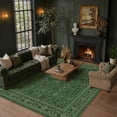 thumbnail image 3 of WIPONKEN 9x12 Area Rugs for Living Room Bedroom Dining Room Office Farmhouse, Machine Washable Non Slip Vintage Persia Rug Green, 3 of 7