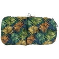 thumbnail image 3 of Blazing Needles 48-inch by 24-inch Patterned Outdoor Spun Polyester Swivel Rocker Cushion, 3 of 4