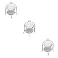 thumbnail image 2 of Vogacara Estante de refrigeración 1: 12 Escala Simulación Muebles Accesorios Juguete Soportes para pasteles Decoración para el hogar Type1 NO1, 2 of 6