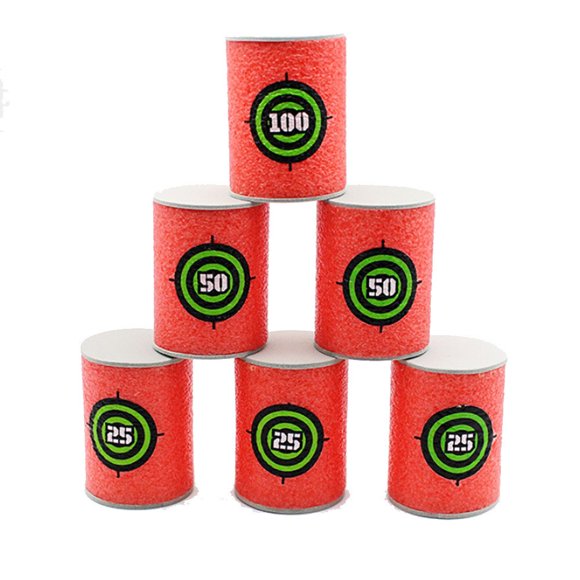 18xEVA Soft Bullet Target Dart For Series Blasters Kids Toy