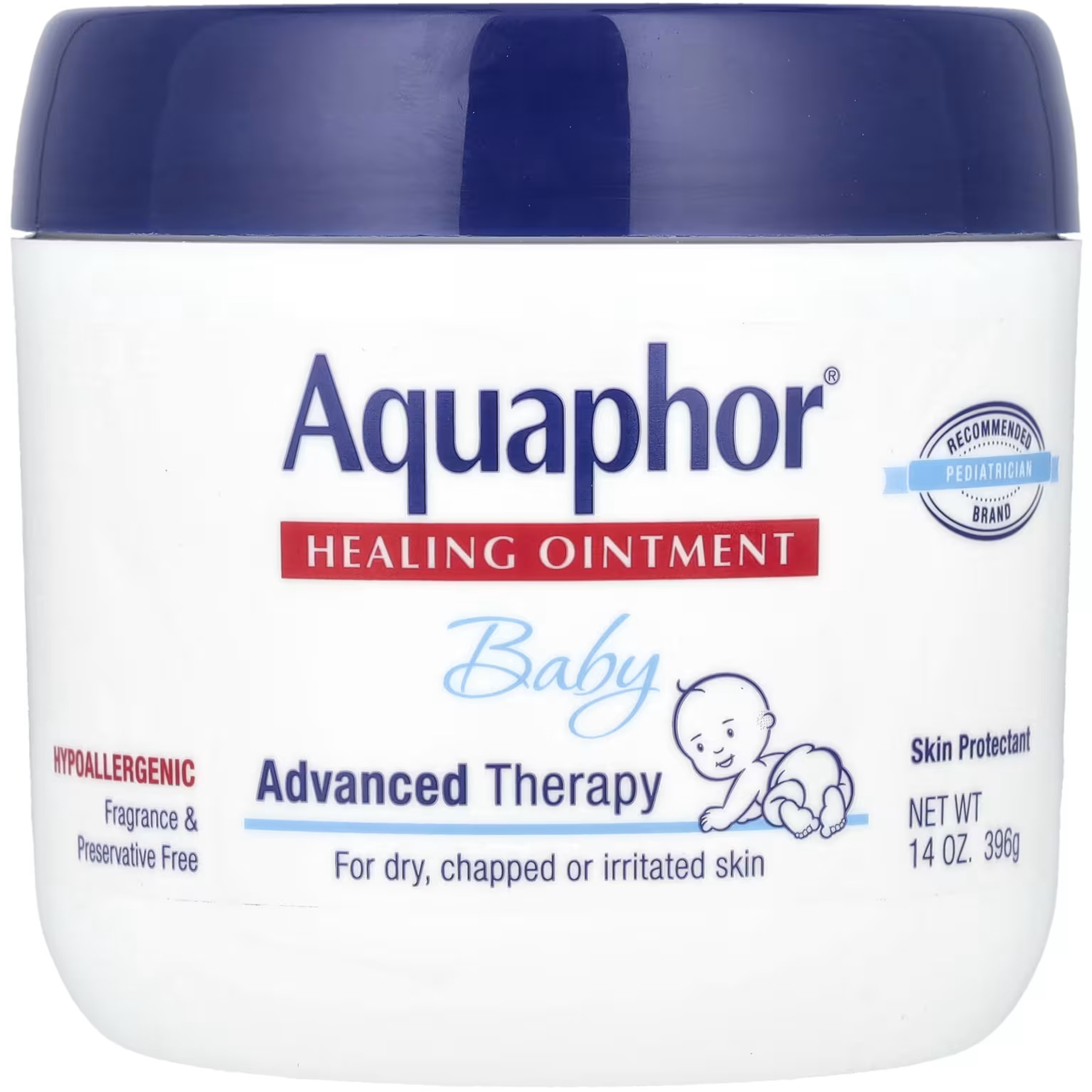 4 Pack Aquaphor Baby Advanced Therapy Healing Ointment, 14 oz. Each