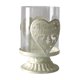 thumbnail image 3 of Candelero Con Pantalla De Cristal, Soporte Para Velas Para Decoración Navideña, Corazón Del Hotel mayimx Portavelas de hierro, 3 of 9