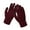 Wine Red, variant on TELOLY Gloves for Women Cold Weather Touch-Screen Tech Gloves Fleece Warmth Hand Warmer Gloves