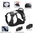 thumbnail image 3 of BeesClover Adjustable Dog Harness Vest for Small, Medium Dogs No Pull, Escape Proof Reflective Easy Walk Puppy Harness, for Outdoor Walking Playing with Friends, 3 of 8