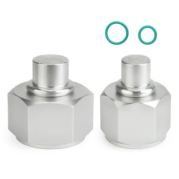 Rear A/C Block Off Kit Cooling Tube Line Terminators Compatible