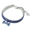 thumbnail image 1 of Collier pour Animaux de Compagnie Strass Réglable: Os Collier de Chat Sangle de Cou de Chiot avec Pendentif, 1 of 6