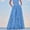 Sky Blue, variant on Hvot&aat Women's Eyelet Lace Embroidered Skirt Boho Hollow Out Smocked Waist Maxi Dress Beach Fall Maxi Skirt