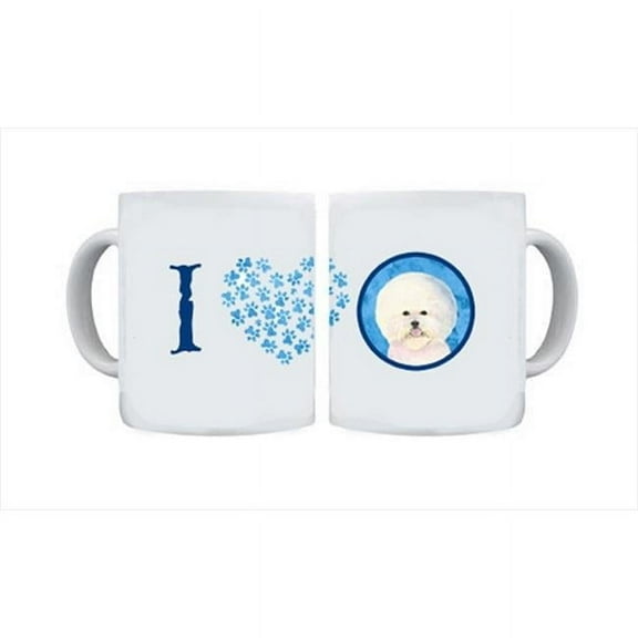 15 oz. Bichon Frise Dishwasher Safe Microwavable Ceramic Coffee Mug