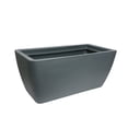 thumbnail image 2 of Algreen  50 gal Manhattan Contemporary Charcoalstone Planter, 2 of 5