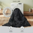 thumbnail image 4 of U by Bedsure King beds in a bag with Flat Sheet and Fitted Sheet, Pillowcases & Shams, Black, 4 of 7