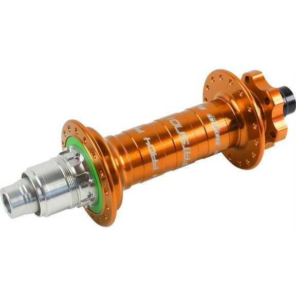 Hope Fatsno Pro 4 Rear Hub - 12 x 197mm, 6-Bolt, XD, Orange, 32H
