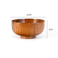thumbnail image 1 of Wooden Bowl Wood Rice Bowls Tableware for Kitchen Food Storage Multiple Sizes, 1 of 8