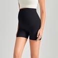 thumbnail image 3 of Bixock Casual Maternity Pants,Plus Size Maternity Leggings Shorts Over The Belly Yoga Biker Pregnancy Workout Running Active Shorts Pants, 3 of 6