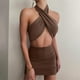 thumbnail image 2 of Vestido HUOGUO Fashion, minivestido sexy de verano para mujer, 2 of 5