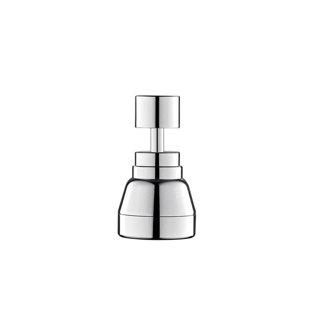 Moyic Extensor de grifos, cabezal pequeño antisalpicaduras, rociador de estilo Simple, tubo extensible de cocina para el hogar, prolongar Cocina y Comedor Blanco plateado